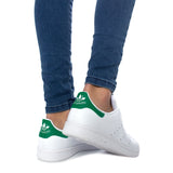 Adidas Green Leather Sneakers
