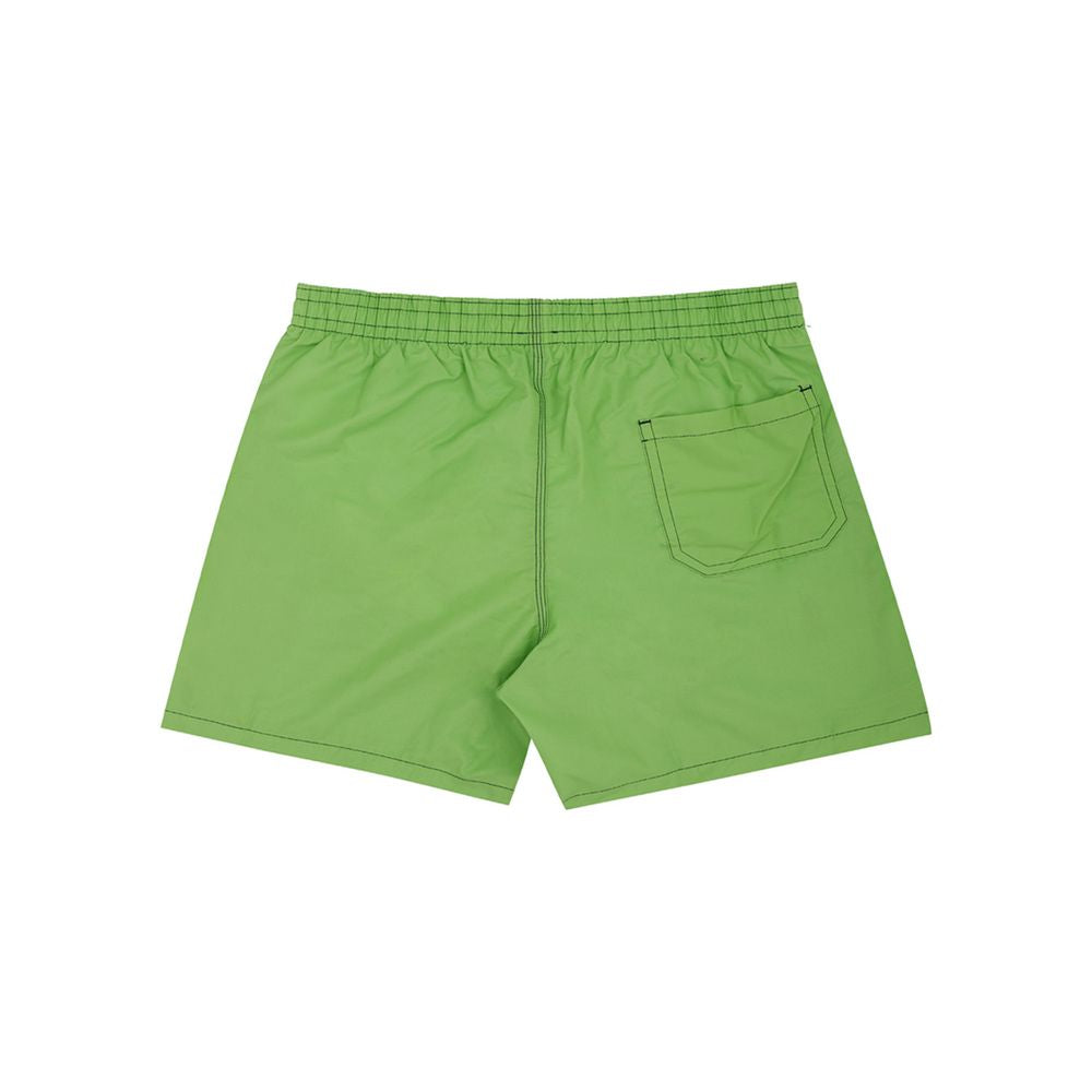 Malo Green Polyester Swim Shorts