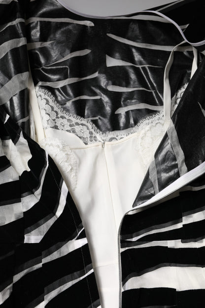 Dolce & Gabbana F6J1BT FI1YE Mini Dress – Black/White