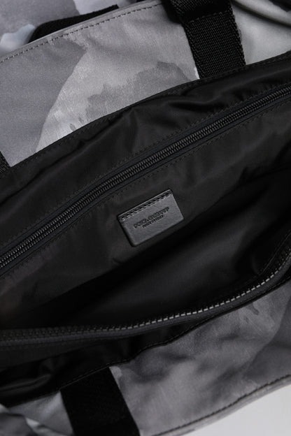 Dolce &amp; Gabbana Black Camouflage Shoulder Strap Logo Plaque Bag