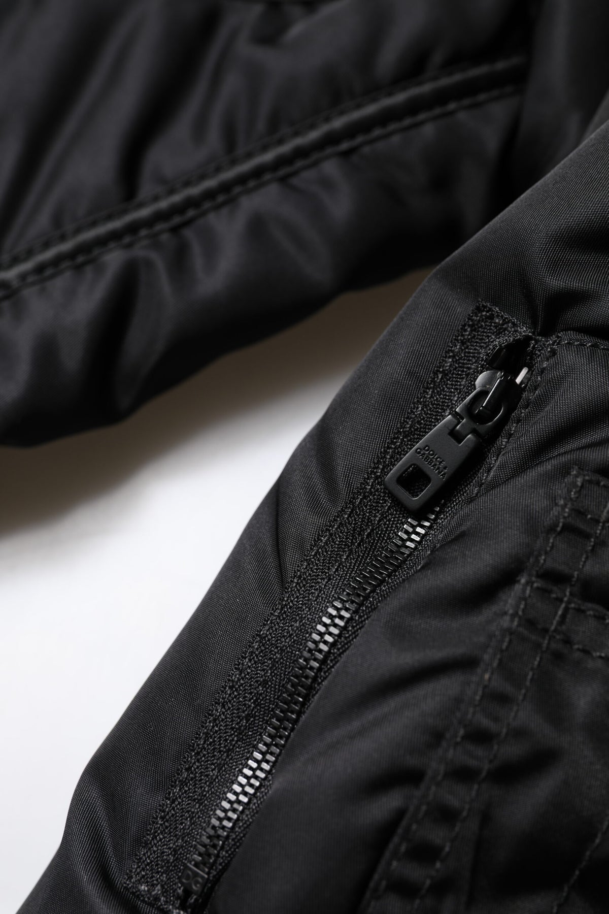 Dolce & Gabbana Nylon Jacket with Bustier Details – Black