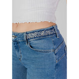 Liu Jo Light Blue Cotton Bootcut Jean