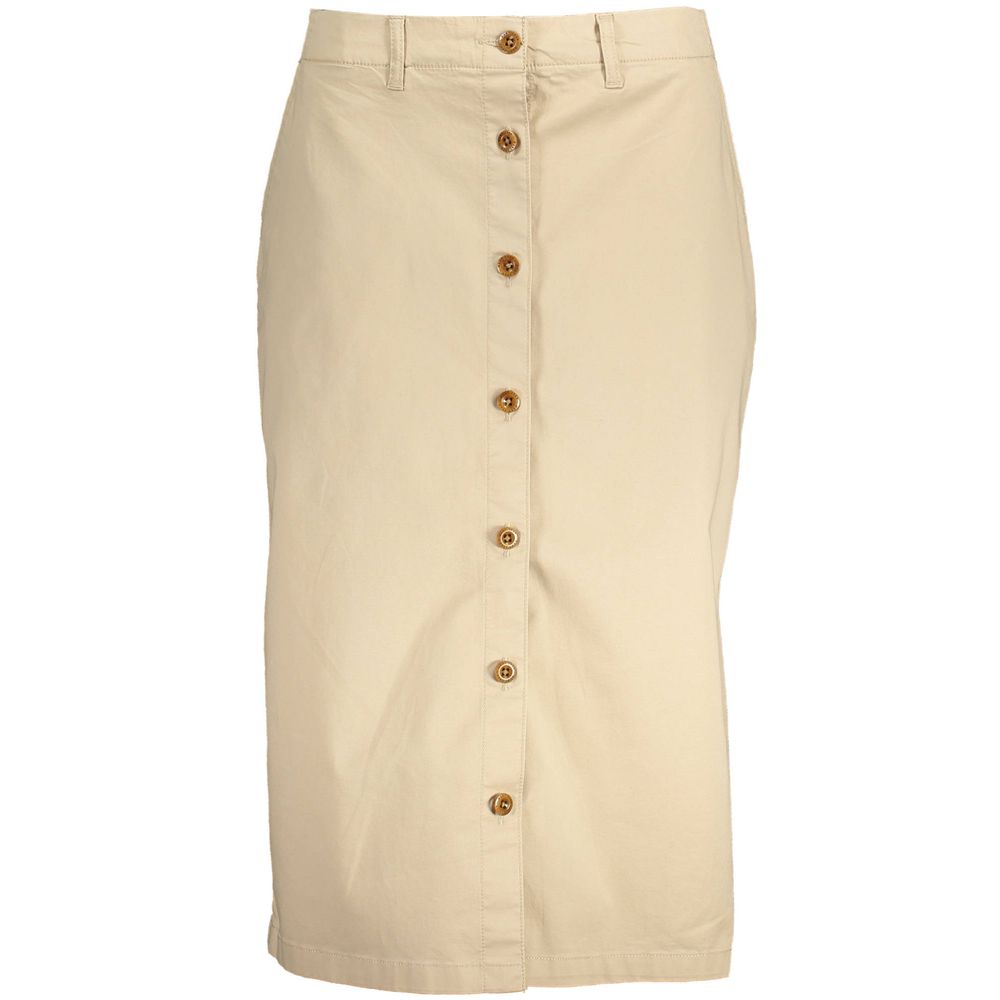 Gant Beige Cotton Women Skirt