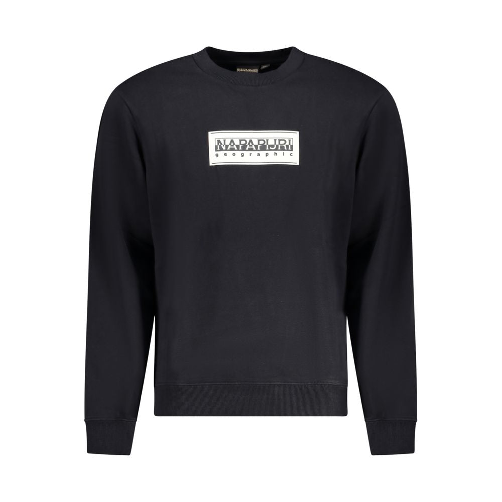 Napapijri Men's Cotton-Blend Sweatshirt – Black