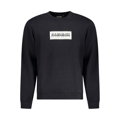 Napapijri Men's Cotton-Blend Sweatshirt – Black