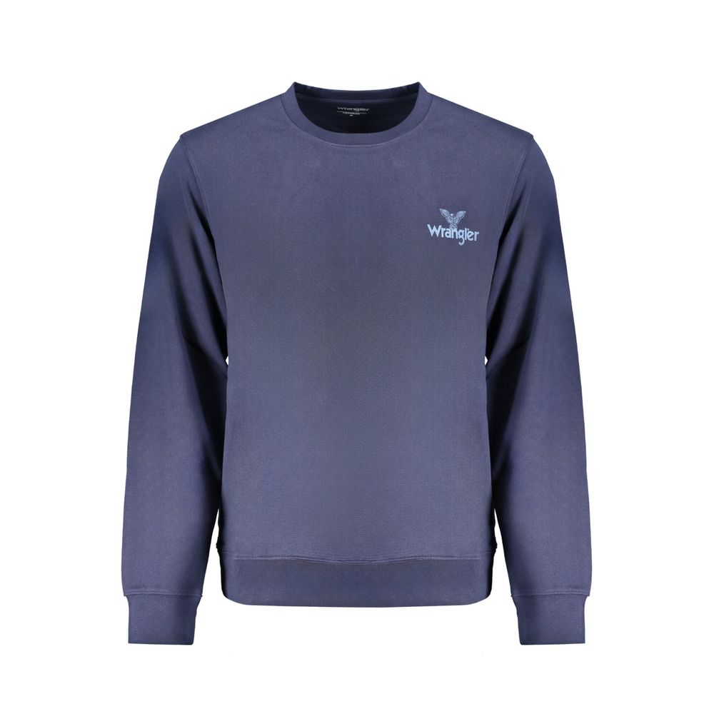 Wrangler Blue Cotton Mens Sweatshirt