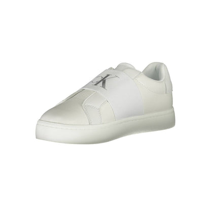 Calvin Klein Bianco Leather Women Sneaker
