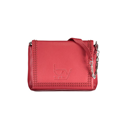 BYBLOS red polyurethane shoulder bag for women