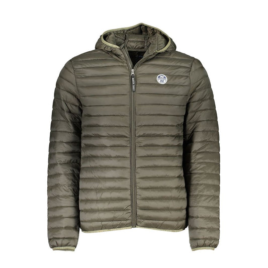 North Sails Men's Polyamide Hooded Jacket – Green
