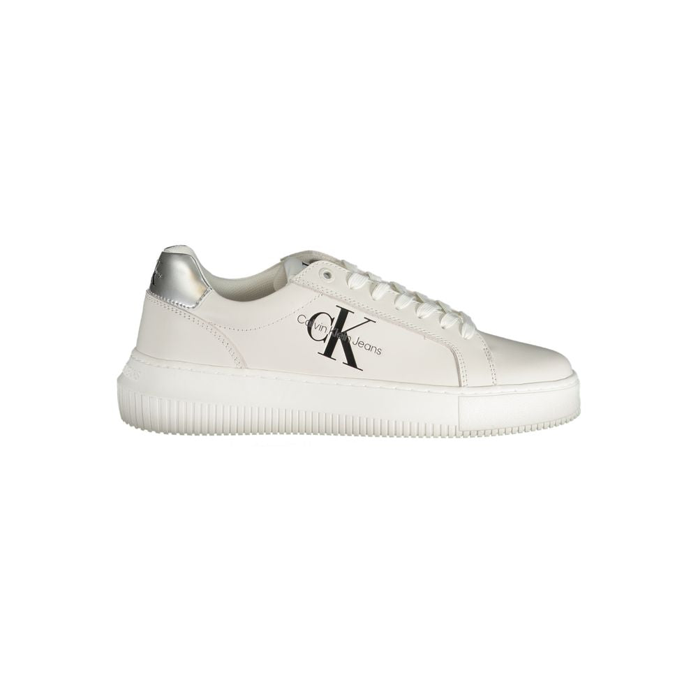 Calvin Klein Bianco Polyurethane Women Sneaker