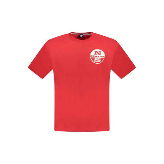North Sails Rosso Cotton Men T-Shirt
