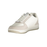 Gas White Polyester Men Sneakers