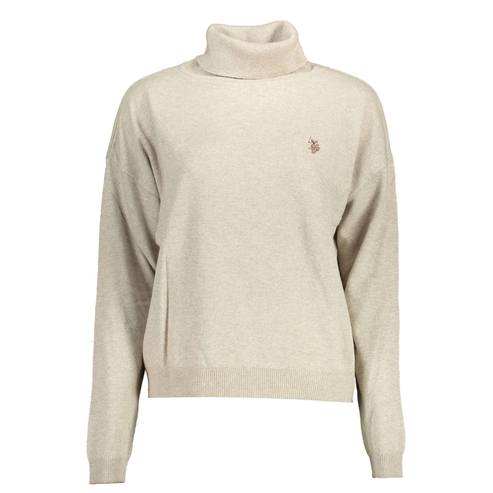 Beige U.S. POLO ASSN. wool-blend sweater