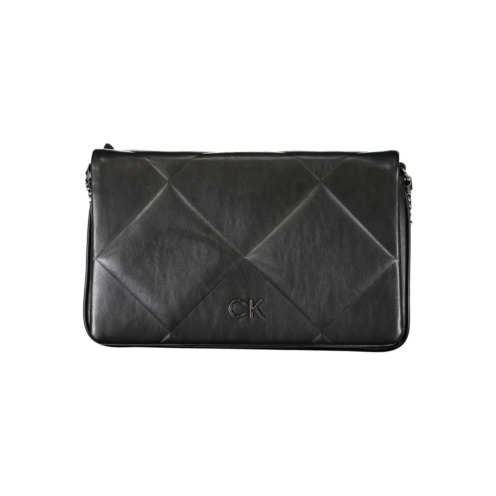 Calvin Klein Black Polyester Women Shoulder Bag