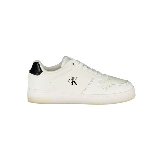 Calvin Klein White Leather Women Sneakers