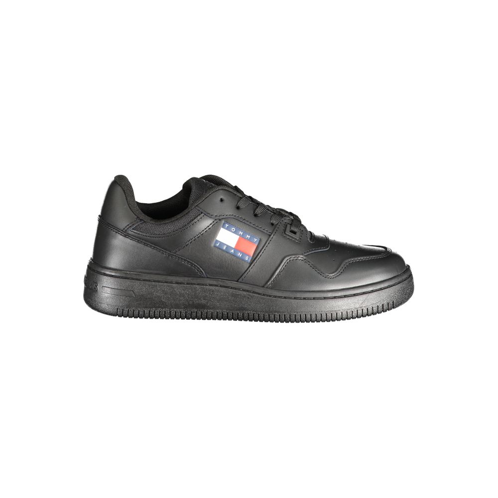 Tommy Hilfiger Black Polyester Sneakers