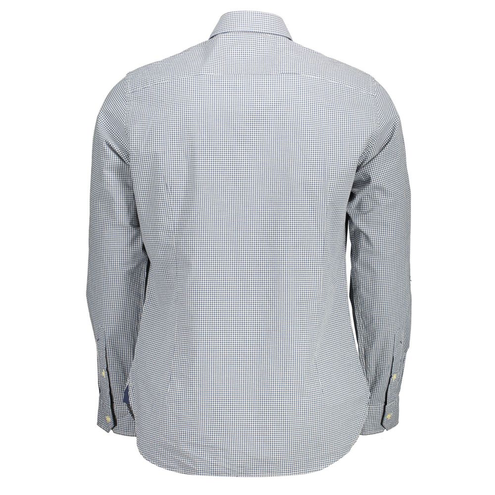 U.S. POLO ASSN. Azzurro Cotton Men's Shirt