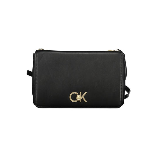Calvin Klein Two-Compartment Shoulder Bag – Black