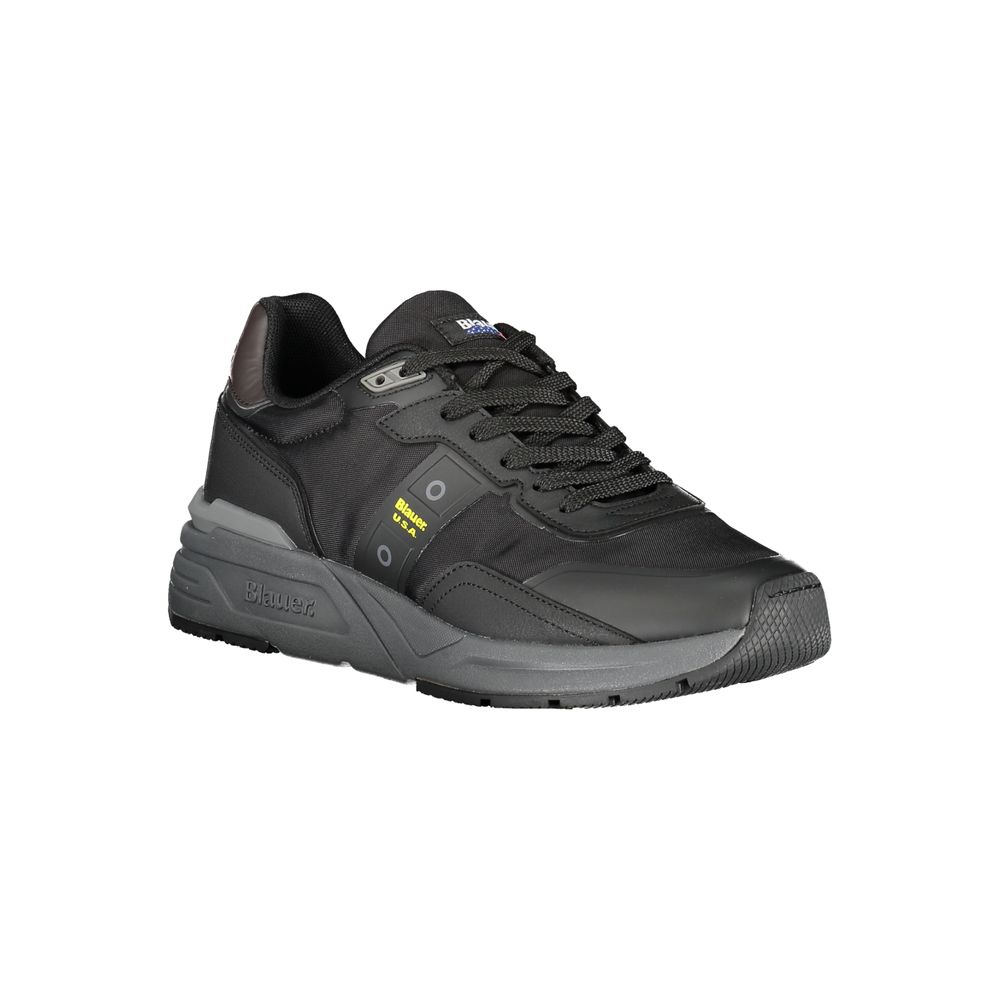 Blauer Black Polyester Sneakers