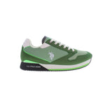 U.S. POLO ASSN. Green Polyester Men Sneakers
