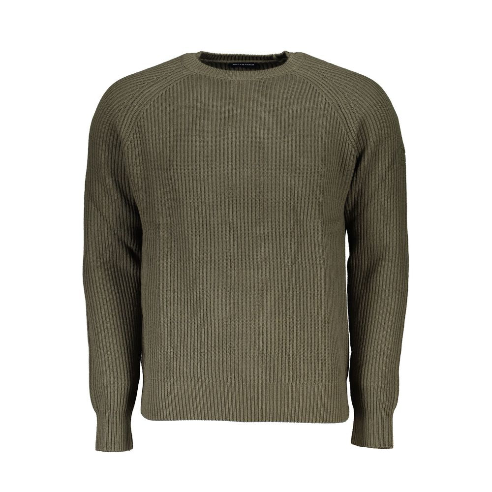 North Sails Men's Sweater with Contrast Details – Green