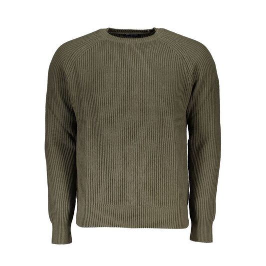 North Sails Men's Sweater with Contrast Details – Green