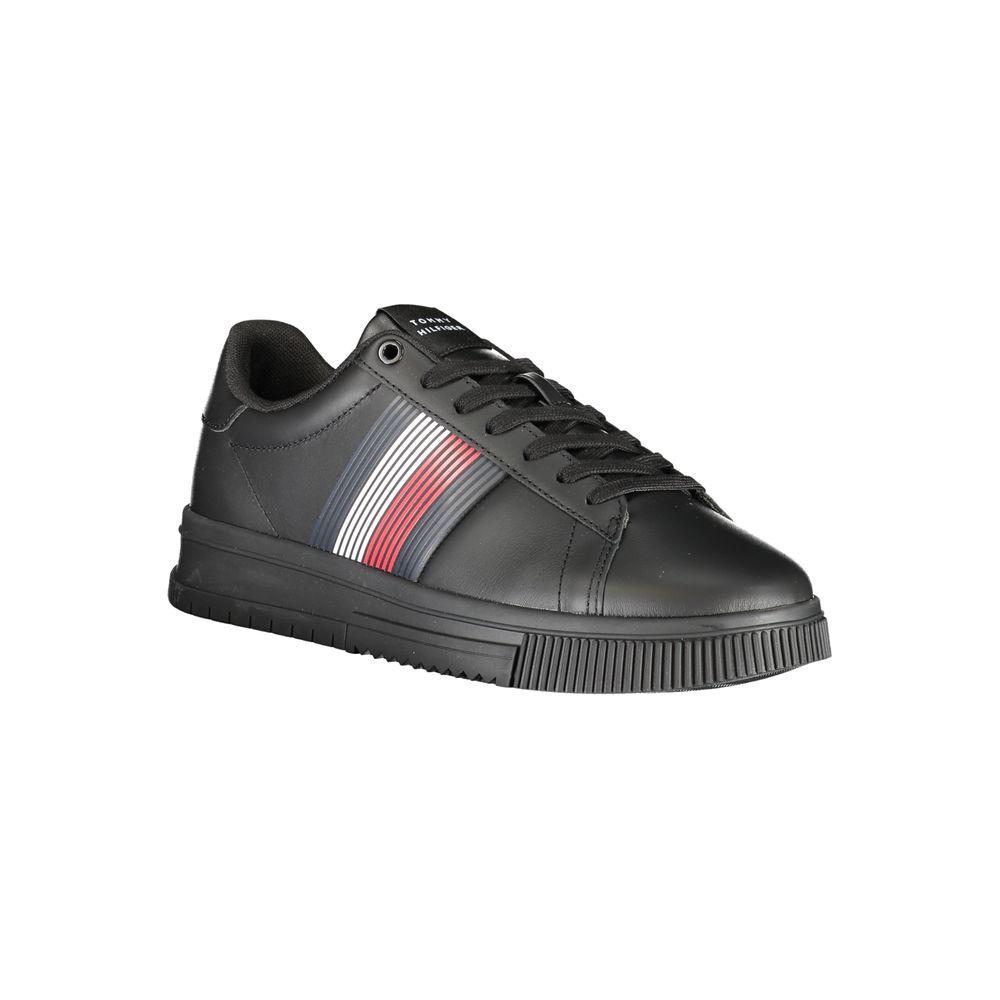 Tommy Hilfiger Black Polyester Sneakers