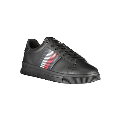 Tommy Hilfiger Black Polyester Sneakers
