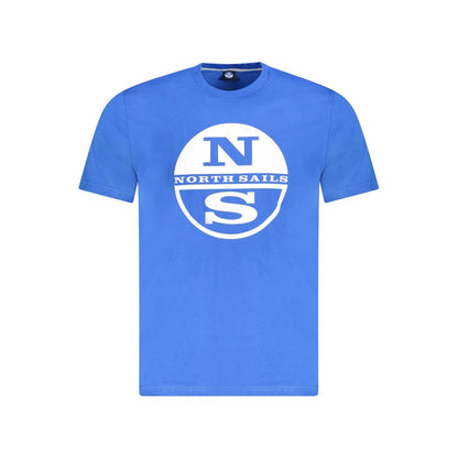 North Sails Blue Cotton Men's T-Shirt