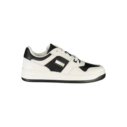 Tommy Hilfiger White Leather Mens Sneakers