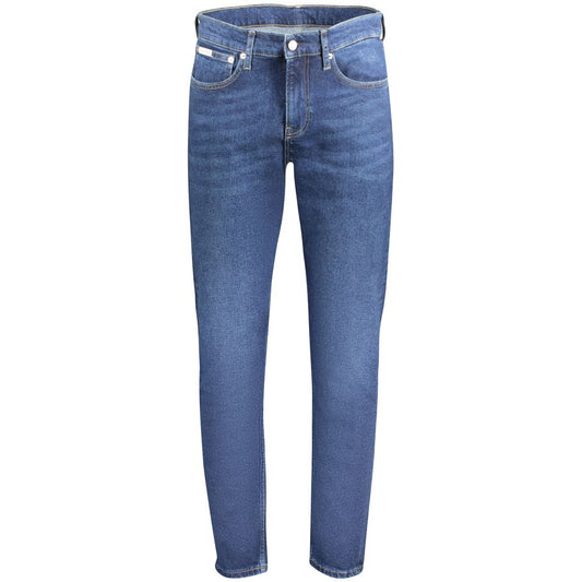 Calvin Klein Blu Cotton Men Jeans