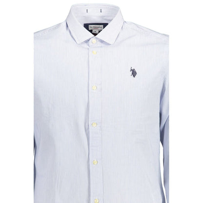 U.S. Polo Assn. Men's Slim-Fit Shirt – Light Blue
