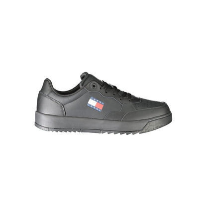 Tommy Hilfiger Black Polyethylene Men Sneakers