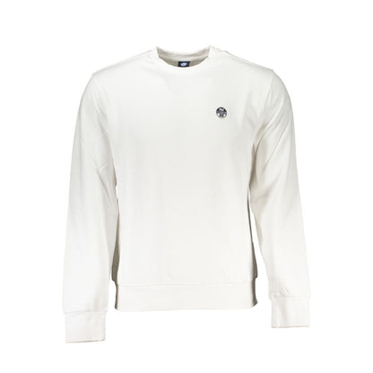 North Sails Brushed Cotton Logo Sweatshirt – White