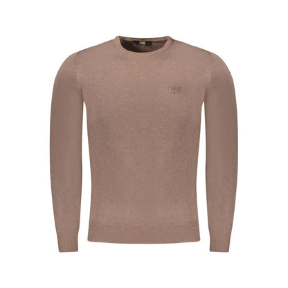 Cavalli Class Marrone Viscose Men's Sweater