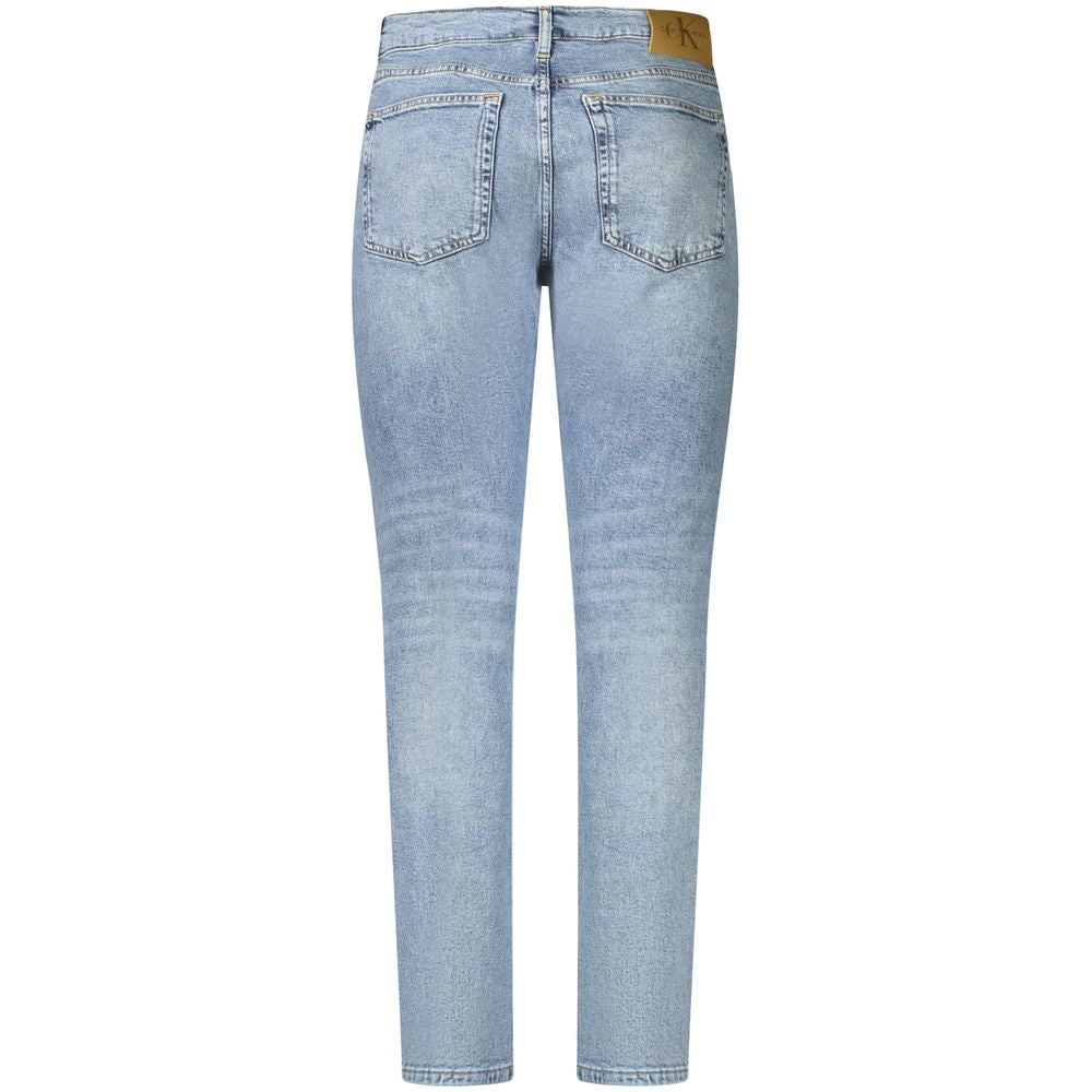 Calvin Klein Azzurro Cotton Mens Jeans