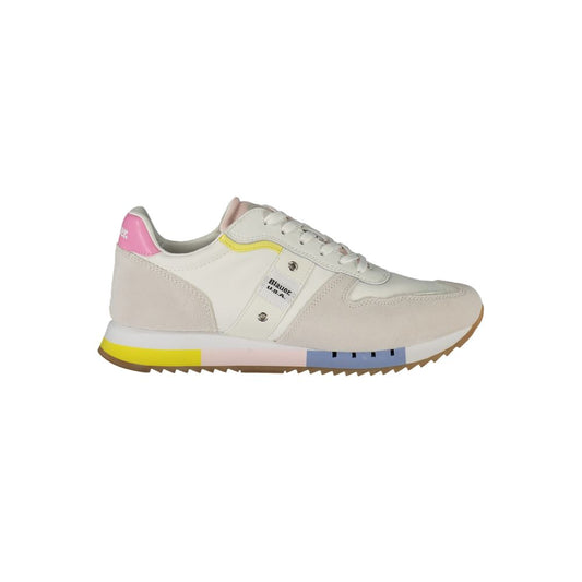 Blauer Women's Sneakers with Extra Laces – White