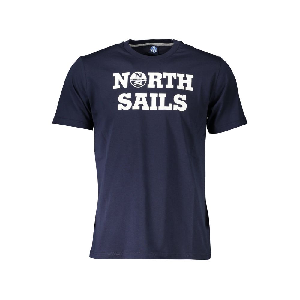 North Sails Blue Cotton Men's T-Shirt