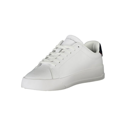 Tommy Hilfiger White Polyethylene Men Sneakers
