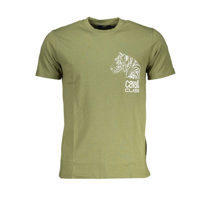 Cavalli Class Cotton T-Shirt for Men – Green