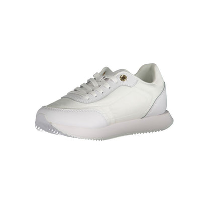 Tommy Hilfiger White Polyester Sneakers