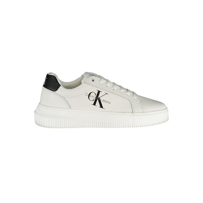 Calvin Klein White Leather Women Sneaker