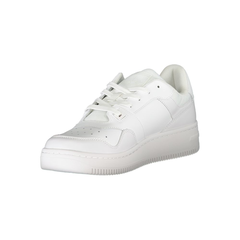 Tommy Hilfiger White Leather Men Sneakers