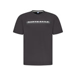 North Sails Black Cotton Men TShirt-Modeoutlet