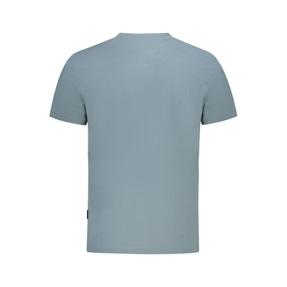 Napapijri Gray Cotton Men TShirt
