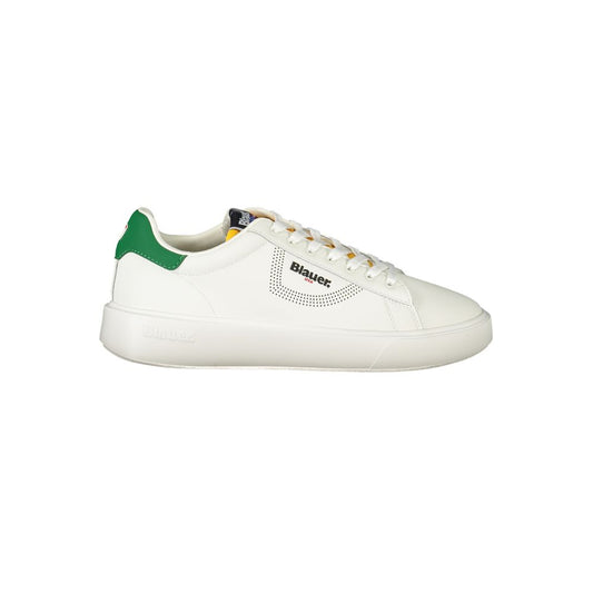 Blauer Men's Sneakers with Green Details – White