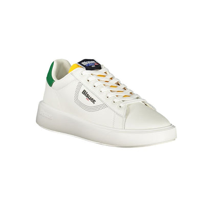 Blauer Men's Sneakers with Green Details – White