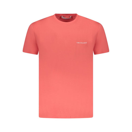 Trussardi Pink Cotton T-Shirt
