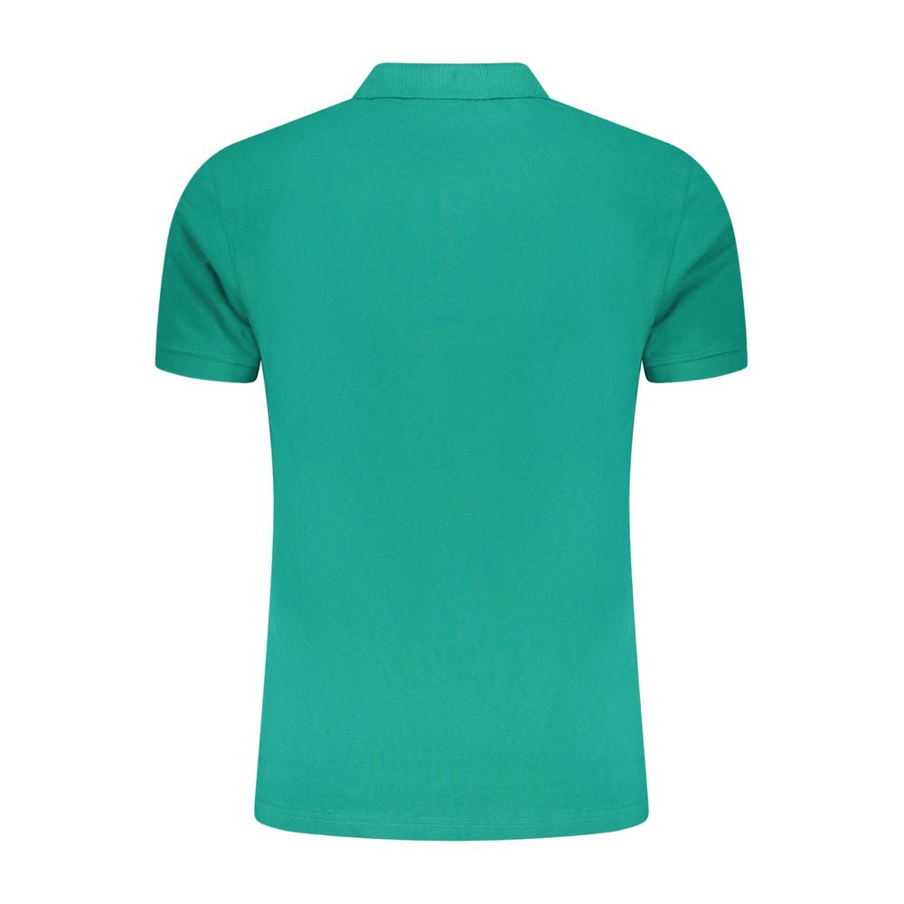 Cavalli Class Green Cotton Men's Polo Shirt