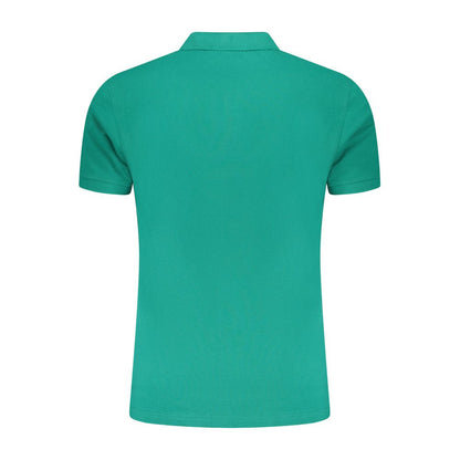 Cavalli Class Green Cotton Men's Polo Shirt